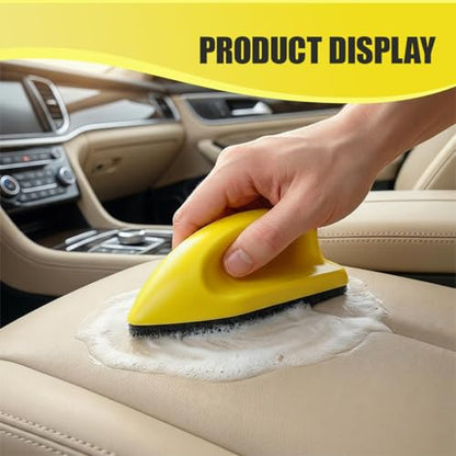 2PCS Car Leather Brushes, Soft Scratch-Resistant Car Seat Detailing Brush with Easy Handle, Universal Vehicle Interior Cleaning Supplies for Sofa, Shoes, Couch, Furniture (Black) - color: Black