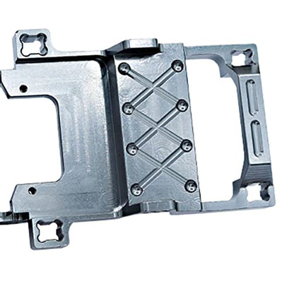 Full Metal Chassis Frame for FMS 1/24 Power Wagon FCX24 RC Crawler Car Model Upgrade Part (Titanium) - color: Titanium