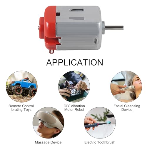 20pcs Micro 130 DC Motor Strong Magnetic Brushed Electric DC 3V -12V 25000 RPM Cars Toys Electric,High Speed Torque DIY Remote Control Toy Car Hobby Motor, Metal Car Engine Motor Kit