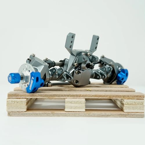 LGRP Little Guy Racing Parts RC Car Truck SCX24 1/24 Spider 9™ Signature Series Front AXLE Compatible with Comp Frame Kit, Elimator Frame Kit, Ripper Chassis Kit LGS9F001