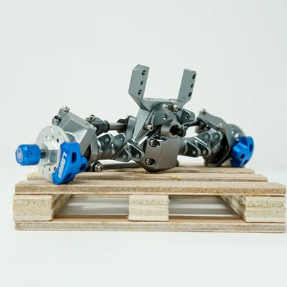 LGRP Little Guy Racing Parts RC Car Truck SCX24 1/24 Spider 9™ Signature Series Front AXLE Compatible with Comp Frame Kit, Elimator Frame Kit, Ripper Chassis Kit LGS9F001
