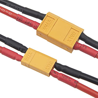 8Pcs ShareGoo 5.9" XT30 Plug & XT60 XT-60 Plug Male Female Connector Adapter with 14AWG Cable for RC Car FPV Lipo Battery ESC Charger