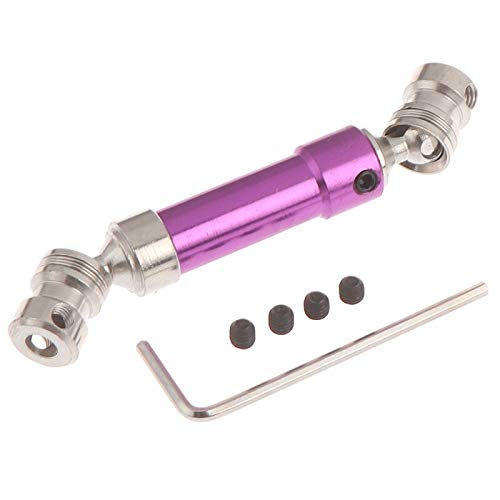 Replacement Part For 1 Set Metal Rear Drive Shaft CVD For 12428 12423 1/12 RC Car Crawler Short Course Truck 100% Brand - (Color: Purple) - color: Purple