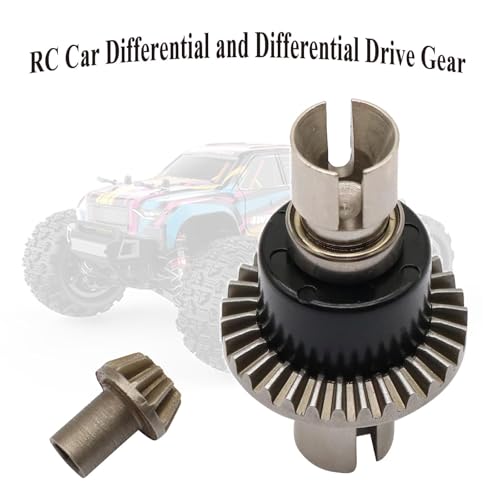 Differential Drive Gear 16420Y 10402Y Fit for Hyper GO H16GT H16DR H16BM | Upgrade Kit Powder Metallurgy Differential with Drive Gear Fits for Hyper GO H16 16207 16208 16209 16210.RC Car Differential