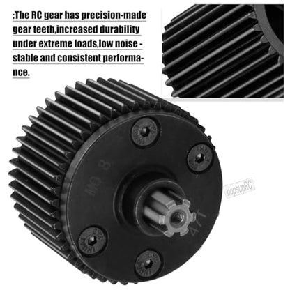 Steel Rear Gearbox Metal Diff Boost Upgrades Part for 1/10 Fury 223S DSC 2WD RTR/Fury 2WD RTR Brushed/Gorgon 2WD RTA KIT Brushed/Gorgon 2WD RTR/VORTEKS 2WD RTR.Differential Case Hops Up.
