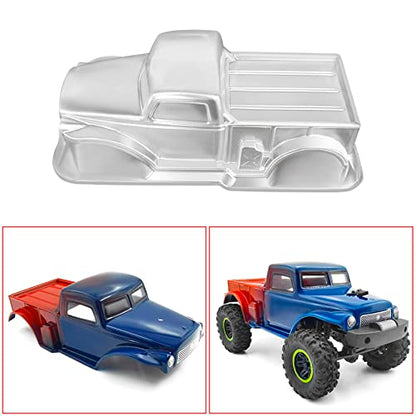 Axial 1/24 RC Crawler Clear Plastic Body Shell - SCX24 AXI90081 - color: Scx24 Plastic Clear Body Shell Axi90081
