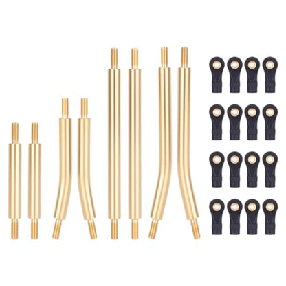 8pcs Brass High Clearance Links Set for TRX4M Bronco Defender 1/18 RC Crawler Upgrade Parts