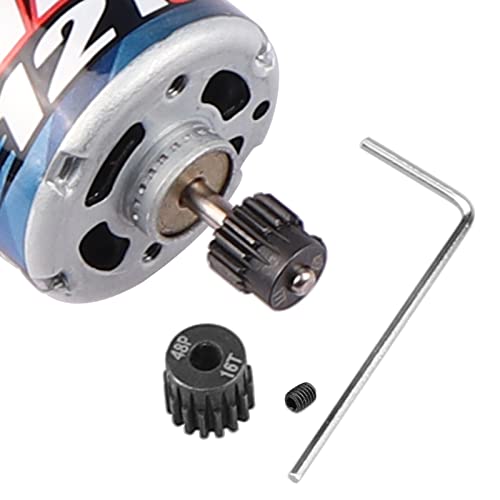 AIMROCK 5-Pack 48P RC Motor Pinion Gears Set: 13T 14T 15T 16T 17T Upgrade Parts for 1/10 RC Car 3.175mm Shaft Motor - size: 13T 14T 15T 16T 17T