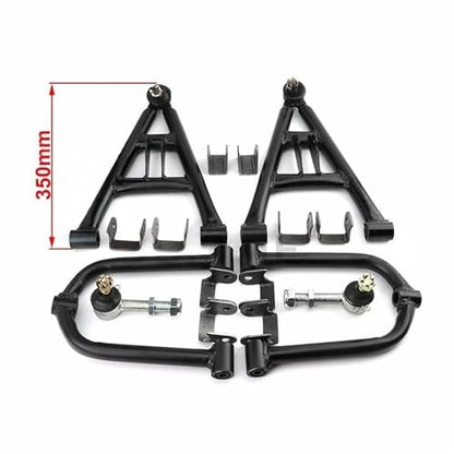 350-370mm Front A Arm for 150-250cc ATV Go Kart Buggy Quad | Front A Arm 350-370mm | For 150-250cc ATV Go Kart | Buggy Quad Suspension Control Arm Set(350mm) - size: 350mm