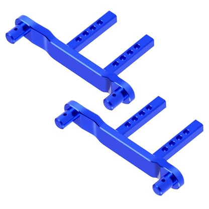 Aluminum RC Front Rear Body Mount Post for 1/18 Tra-xxas Latrax Desert Prerunner SST RC Car Upgrades (Blue) - color: Blue