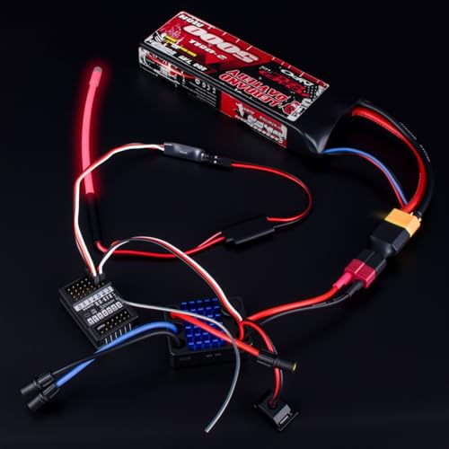Universal RC Light Controller Switch for 1/24 1/18 1/10 Crawler Car TRX4 SCX10 TRX4M SCX24 Upgrade Parts Accessories (1pc) - size: 1pc