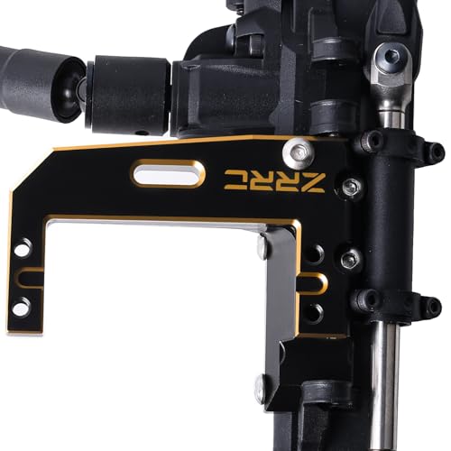 Brass RC Servo Mount 77g for Vanquish VP H10 Optic Sparco Yokohama RTR 1/10 RC Crawler Parts, Heavy Weight CNC Brass Servo Holder, Replacement for Vanquish H10 Front Axle Servo Mount VPS08813 - style: Brass RC Servo Mount for H10 Optic Axle