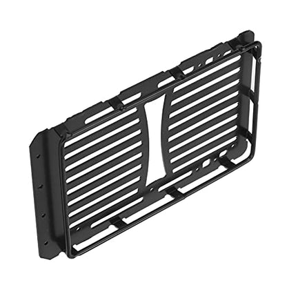Oumefar RC Roof Rack, RC Luggage Carrier for for Axial SCX24 1/24 Remote Control RC Car, Metal Roof Rack for RC Car RC Crawler Accessories