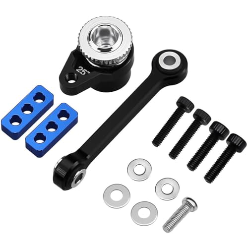 Hot Racing GRM48SQ25T CNC T6 Aluminum Servo Saver fits Arrma Grom MT Using Reefs 99 Micro Servo