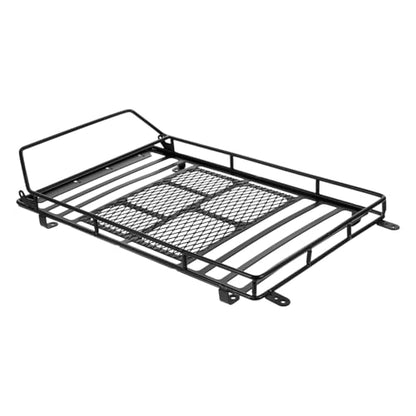 Car Roof Luggage Bracket for Crawler Black Storage Shelf for Simulation Accessories Practical Design for Easy Mounting and Strong Fixation - size: 22.8X14.1cm