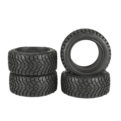 4PCS 76mm/2.99inch RC Car Rubber Tyre Wheel Tire for 1/12 1/14 1/16 Off-road Climbing On-Road Touring Car