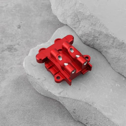 OTOTEC RC Car Rear Diff Cover Aluminum 7075 Differential Cover Compatible with ARRMA 1/18 Granite Typhon Mojave Grom Nascar, Red - color: Red