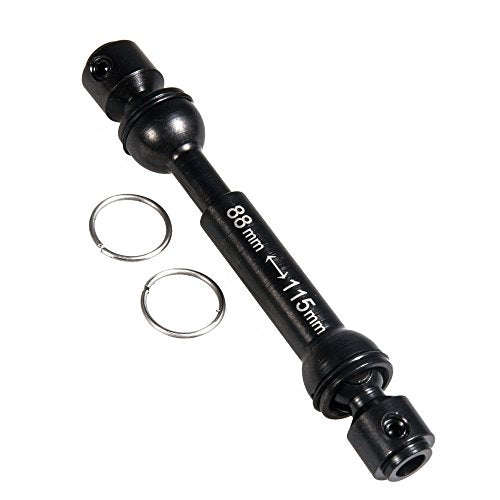 RC Drive Shaft Steel Front & Rear Driveshaft 88-115mm & 122-151mm | For Axial SCX10 III AXI03027 Base camp 1/10, RC Crawler Car, Upgrade Part