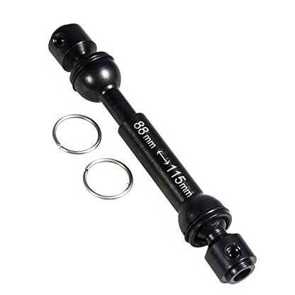 RC Drive Shaft Steel Front & Rear Driveshaft 88-115mm & 122-151mm | For Axial SCX10 III AXI03027 Base camp 1/10, RC Crawler Car, Upgrade Part