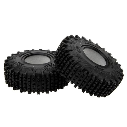 MEUS RACING 1.0 Tires - MS6 MPRO Pin Tires for TRX4M SCX24 FCX24 AX24 1/24 1/18 RC Crawler, 0.75/2.24/R1.0, #M1008 - size: M1008