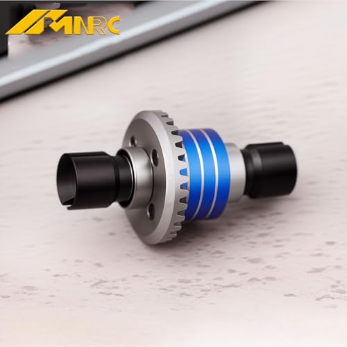 Alum Spur Gear Differential Diff Input Gear Kit for 1/16 H16BM H16PL H16DR 16208 H16207 16209 16210 1/14 H14BM 14301 14302 RC Car Upgrades Part Blue - color: Blue