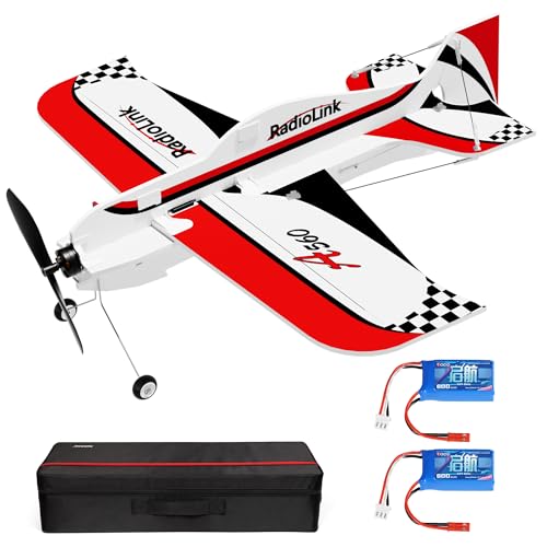 Radiolink A560 Plug & Play (PNP) 3D RC Airplane with Gyro 6 Flight Modes | 580mm Wingspan 4CH Gyro Byme-A Flight Controller, Brushless Motor&ESC for Beginner (No Radio/Receiver/Charger)