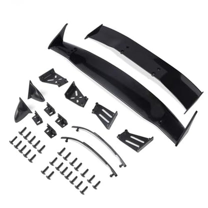Compatible with 1/10 RC for Racing Drift Car Upgrade Parts Accessories 2 Kinds Rear Tail Wing Body Spoiler Wing for Universal RC Car Accessories