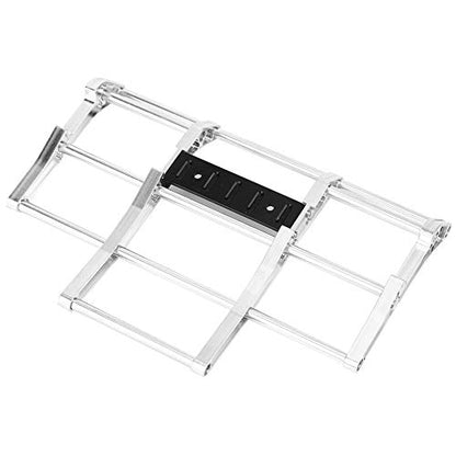 RC Car Bumper, 1/14 RC Car Truck Metal Front Bumper Model Accessory Fit for Tamiya King Hauler, Globe Liner RC Car (N10210S Silver) - color: N10210s Silver