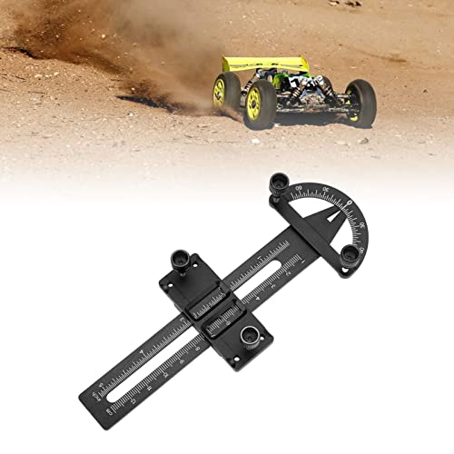 VGEBY RC Shock Absorber Tool, Adjustable Aluminium Alloy Measurement Wheel for Precision Tuning RC Car Suspension Accessories for Hobbyists, Model Builders, Off-Road Enthusiasts