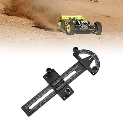 VGEBY RC Shock Absorber Tool, Adjustable Aluminium Alloy Measurement Wheel for Precision Tuning RC Car Suspension Accessories for Hobbyists, Model Builders, Off-Road Enthusiasts