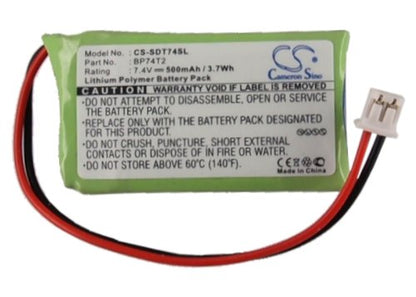 Replacement Battery for AT-211 mini AT-216S AT-918C Transmitter T-918 AT-216W AT-215 AT-218 AT-219 AT-216 AT-919C Transmitter Compatible with (500mAh)