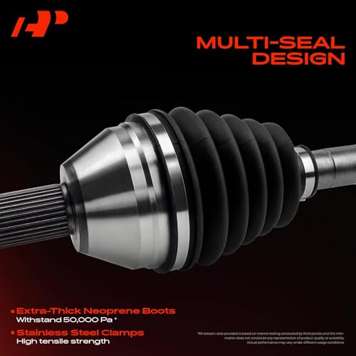 A-Premium Front and Rear CV Axle Shaft Assembly for Arctic Cat Models | Compatible with 400 500 2003-2004, Driver and Passenger Side, Set of 4, Replace# 0402-907, 0502-544 - style: 4Pcs Front and Rear