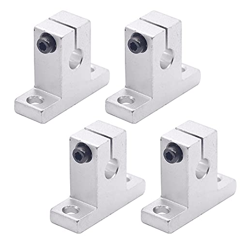2PCS 8x250mm Linear Motion Rods & 8mm Lead Screw & 4PCS SK8 Rod Support & 4PCS SCS8UU & 2PCS KP08 Pillow Block & 2PCS Flexible Shaft Couplings for 3D Printer (Set of 16, 250mm) - style: 250mm