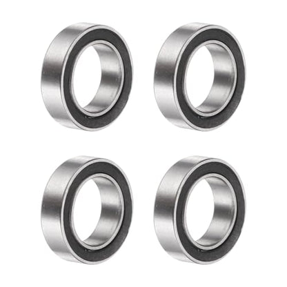 uxcell 4Pcs SMR117-2RS Deep Groove Ball Bearings, 7x11x3mm 440C Stainless Steel Double Shielded Bearings, ABEC 5 - size: 7x11x3mm