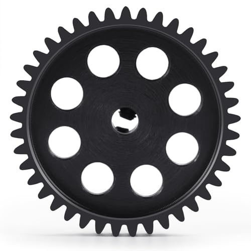 Steel M1 Pinion Gear 41T 5mm Shaft Motor Gears for 1/8 1/10 RC Brush | Brushless Motor Electric Car/Truck Part - size: 41T
