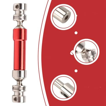 RC Car Drive Shafts Compatible with Wltoys 12428 12423 1/12 Rc Road Short Course for Desert for Buggy Car Parts 1Pcs Metal Rear Center Drive Shaft Cvd
