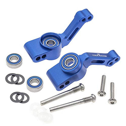 Alloy RC Caster Block&Steering Blocks&Rear Stub Axle Carriers for Traxxas 1/10 4X4 Slash, Stampede, Rustler 4WD -Replaces Part 6837 6832 1952