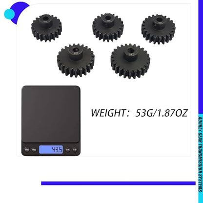 Steel 32P Pinion Gear 3mm Shaft 20T 21T 22T 23T 24T for Traxxas Slash Rustler Hoss Bandit Stampede Nitro Trx4 Trx6 Mini Max Xrt Motor Pinion Upgrades Parts