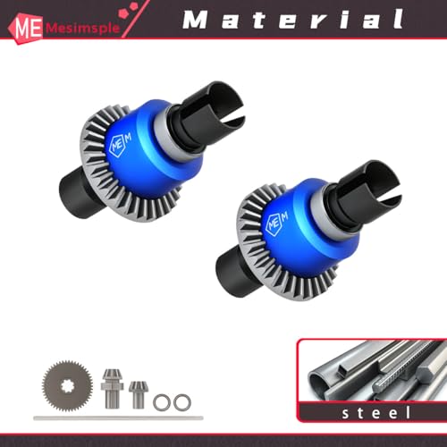 Front Rear Differential Diff Spur Input Gear Kit for 1/14 14301 14302 14303 RC Car Upgrade Parts