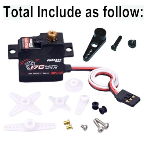 Upgrade Metal Servo + Metal Servo Arm Parts for MJX Hyper Go Servo 16701,for Hyper Go H16BM Upgrade Servo,for Mjx Hyper Go H16 H16GT Servo Parts,H16DR,16207 16208 16209 16210 Servo.