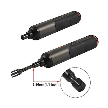RC Tool kit Quick Assembly Tool Ball Joint Wrench with 1/4'' Hex Shank Fit 5347 Rod Ends for 1/10 RC Crawler Links Building TRX4 SCX10 TF2 VS4-10 RC Tool Set (Rod Ends Assembly Tool Black) (Black)