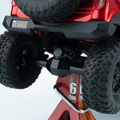 MOHERO +4mm SCX24 Extended Rear Axles for Axial SCX24 Deadbolt Bronco JLU C10 Gladiator Base Camp Power Wagon 1/24 RC Crawler Car Upgrade Parts - color: Extended - Rear Axle