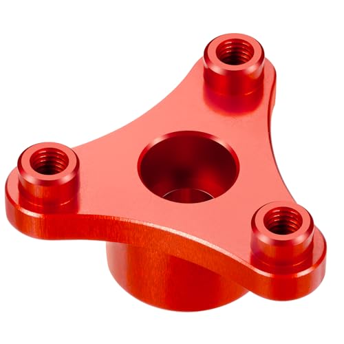 Metal Aluminum Alloy 7075 RC Slipper Clutch Eliminator Compatible with Traxxas 1/10 Stampede/Slash 4x4 VXL RC Car Upgrade Parts (Red) - color: Red