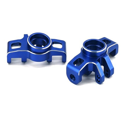Aluminum Upgrade Parts Set for ARRMA 1/16 Mini Kraton 3S, Front/Rear Upper/Lower Arm, Gearbox Cover, Wing, Steering Link (Blue Front Hub/Knuckle Arm) - color: Blue Front Hub/Knuckle Arm