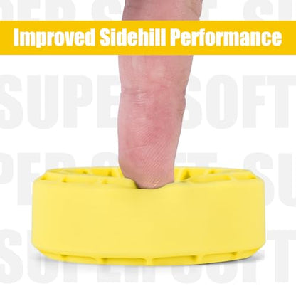 INJORA Silicone Rubber Inserts for 56-58mm*24mm 1.0" Tires(Small Yellow) - color: Yellow