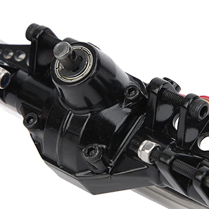RC Front Axle Remote Control Crawler Metal Front Portal Axle Assembly for Axial Capra 1.9 UTB RC Car