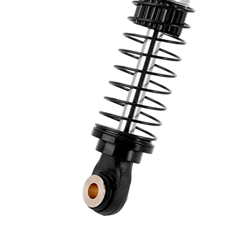 INJORA 59MM Threaded Oil Shock for 1/18 Redcat Ascent18(Black Silver) - color: Black Silver