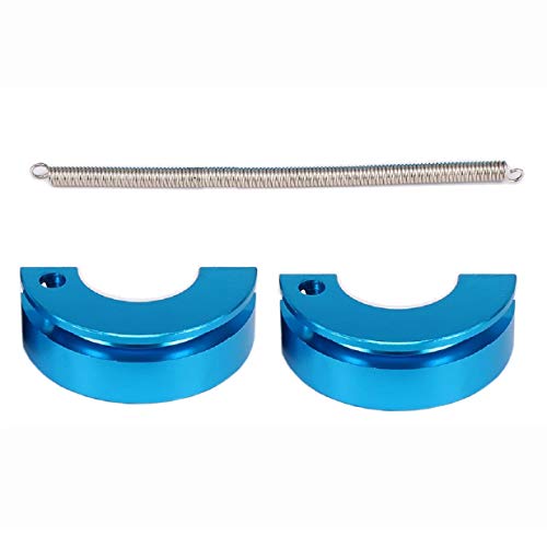 2Set ShareGoo Alloy Aluminum Shoe Clutch with Spring Upgrade Parts Compatible with HSP Axial HPI Traxxas Himoto Wltoys 1/10 Nitro RC On/Off Road Buggy Car Truck,Blue