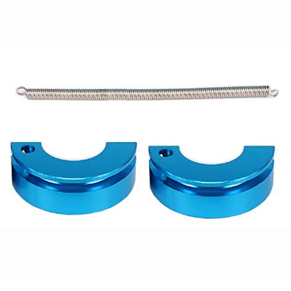 2Set ShareGoo Alloy Aluminum Shoe Clutch with Spring Upgrade Parts Compatible with HSP Axial HPI Traxxas Himoto Wltoys 1/10 Nitro RC On/Off Road Buggy Car Truck,Blue