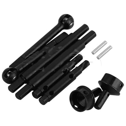 for Ascent-18 1/18 Metal Front Rear Axle CVD Drive Shaft Set Transmission Shaft Dogbones RC Crawler Car Replacement Accessories Rc Parts